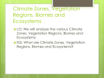 Climate, Vegetation, Biomes