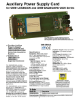 Auxiliary Power Supply Card for OMB