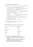 class handout - English for Maths