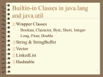 Built-in classes
