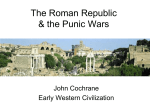 The destruction of Carthage during the Punic Wars. New York Public