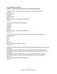 Campbell Biology, 10e (Reece) Chapter 5 The Structure and