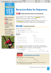 Recursive Rules for Sequences