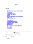 Statics-introduction