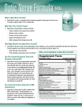 What Is Optic Nerve Formula?