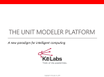 The Unit Modeler® Platform