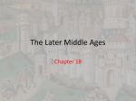The Later Middle Ages PP