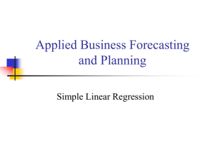 Simple Linear Regression