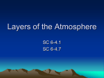 Layers of the Atmosphere