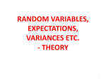 JOINT AND CONDITIONAL DISTRIBUTIONS