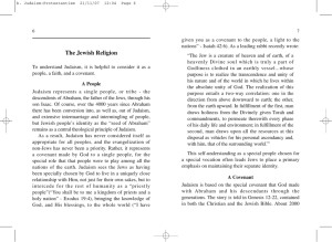 Judaism from a Catholic Perspective pp. 6-32