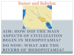 Sumer and Babylon