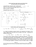 non-inverting amplifier gain derivation