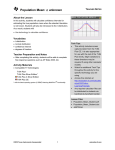 Population Mean - Education TI