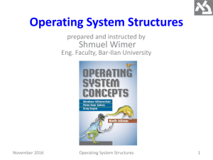 2. Operating System Structure