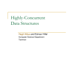 Highly-Concurrent Data Structures