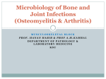 Arthritis and muscle infections