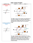 Angles Analogy Examples