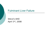 Fulminant Liver Failure - UBC Critical Care Medicine, Vancouver BC