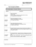 Text Comparison Matrix Concept/subject: Evolution Patterns