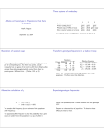 Alleles and Genotypes in Populations that Mate at Random Three