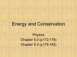 Energy - Chapter 5-2 / 5-3