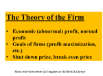 Profits, Goals of Firms, and Key Prices File