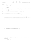 1/6 Probability Density Function Packet