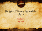 Religion, Philosophy, and the Arts