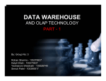 data warehouse - Computer Science, Stony Brook University