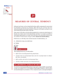 25 measures of central tendency