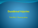 Duodenal Injuries - The American Association for the Surgery of