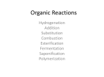 Organic Reactions