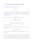 2 Matrices and systems of linear equations