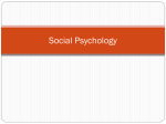 Social Psych