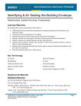 Identifying and Air Sealing the Building Envelope