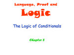 The Logic of Conditionals
