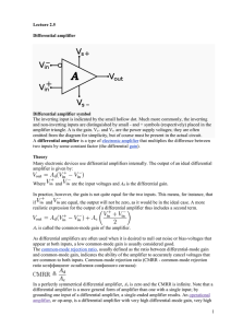 Differential amplifier