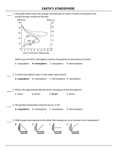 earth`s atmosphere