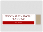Personal Financial Planning - Business Education