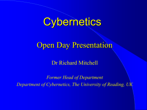 Cybernetics - The University of Reading