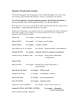 Organic Functional Groups to know ASAP!