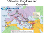 6-3 Kings and Crusades Notes