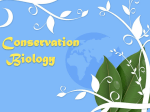 Conservation Biology - Tropical Conservation