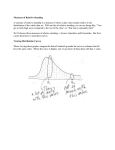 Measures of Relative Standing