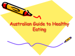 Australian Guide to Healthy Eating