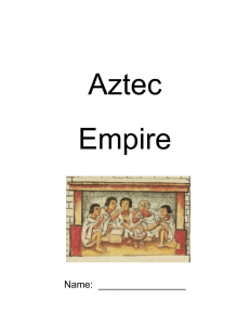 Aztec Empire Tenochtitlan