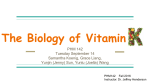 The Biology of Vitamin K