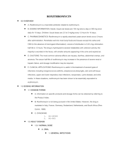 roxithromycin - ResearchGate