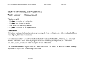 CSCI1402 Introductory Java Programming